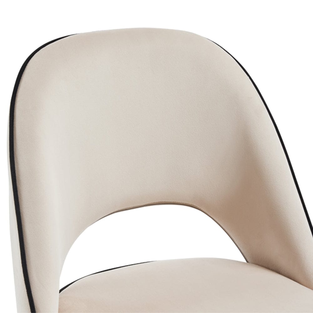 Set Of 2 Amore Upholstery Dining Chair with Legs