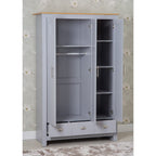 Heritage 4 Piece Bedroom Wardrobe Chest Set With Bedside Tables