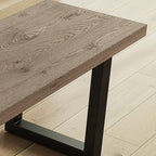 Belluno 140cm Rectangle Wooden Dining Bench