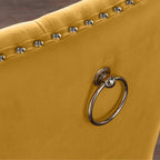 Avers Velvet Button Back Bar Stool Bar Chair