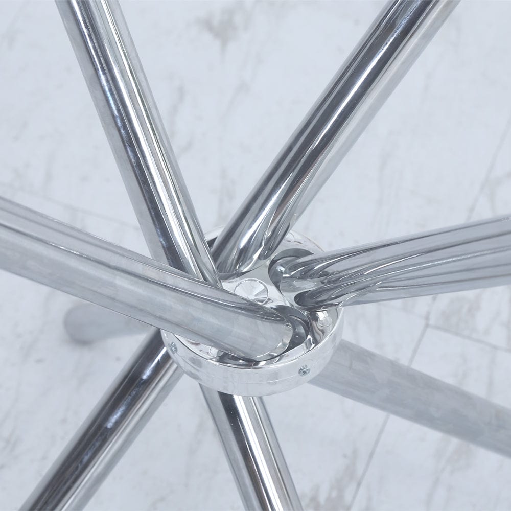 Orsa Round Dining Table Set With 4 Dining Chairs In Black