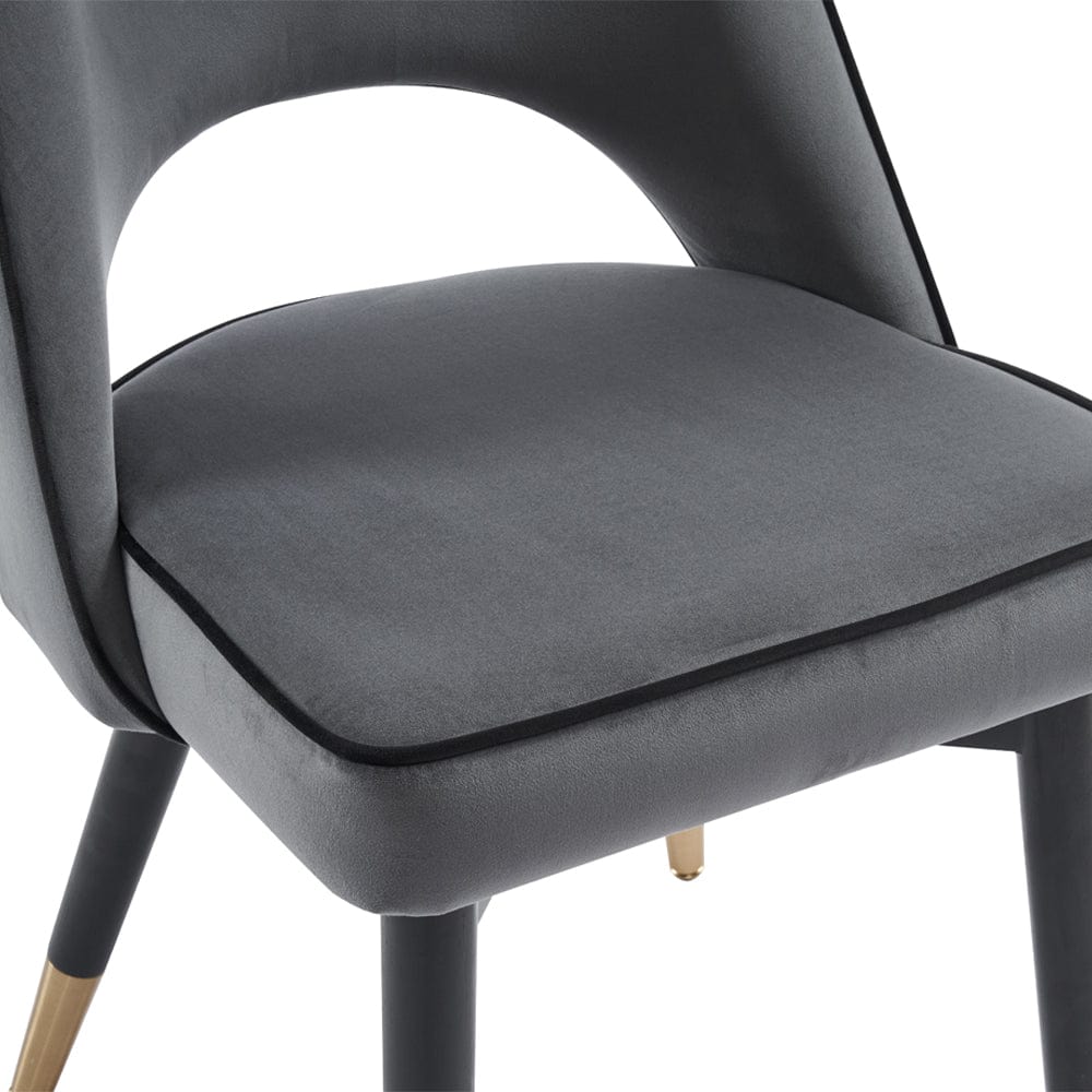 Set Of 2 Amore Upholstery Dining Chair with Legs