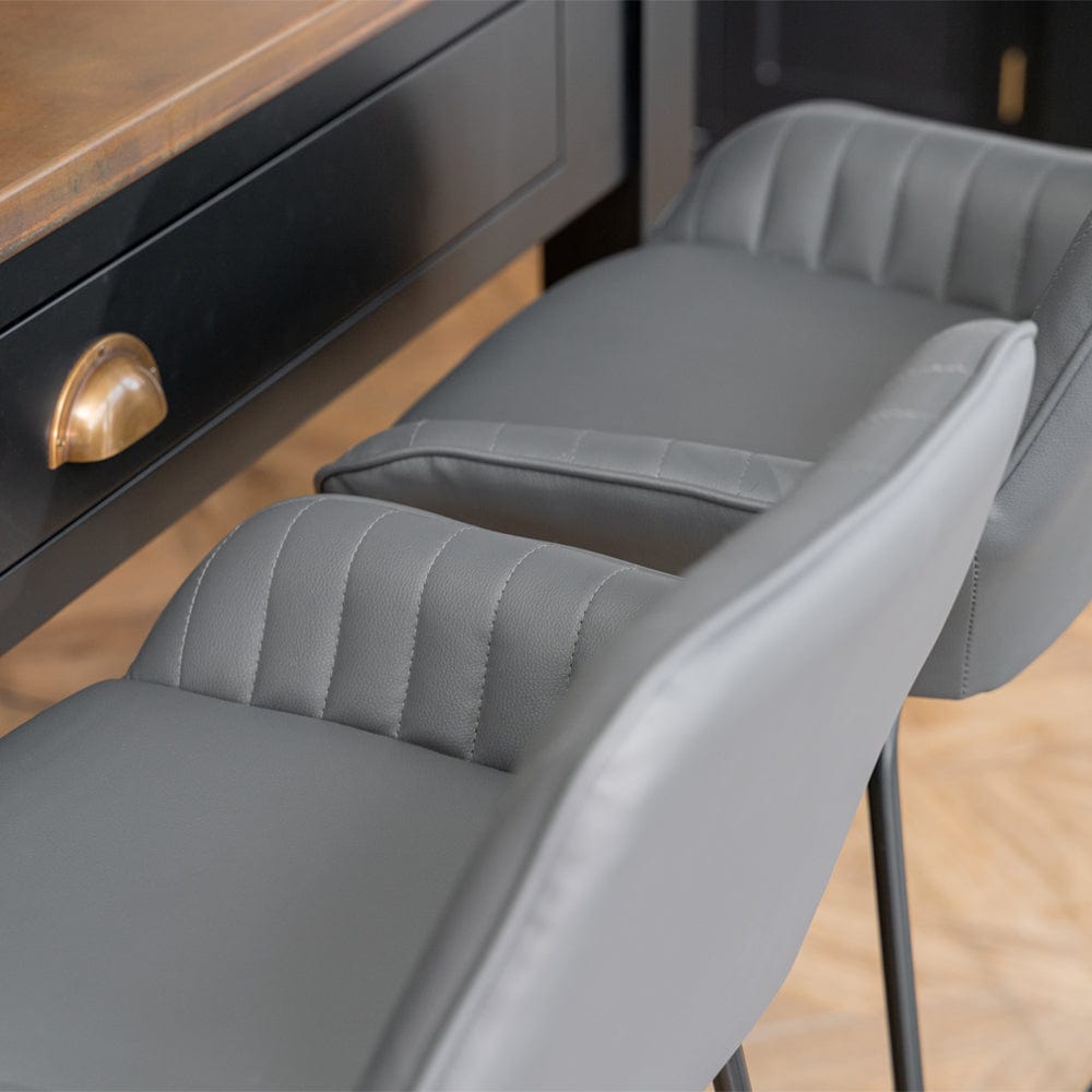 Set Of 2 Kali PU Bar Stool