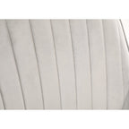 Russell Velvet Office Chair with Gold Legs