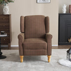 Ascot Velvet Pushback Recliner Chair