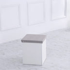 Kanso Stowaway Dining Table Set In Grey & White