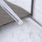 Orsa Round Dining Table Set With 4 Dining Chairs In Grey