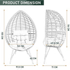 Leisure Standing Chair Garden Rattan Egg Chair