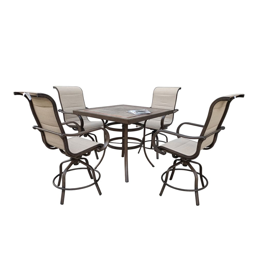 4 Seater Garden Bar Dining Table Set
