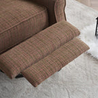 Ascot Velvet Pushback Recliner Chair