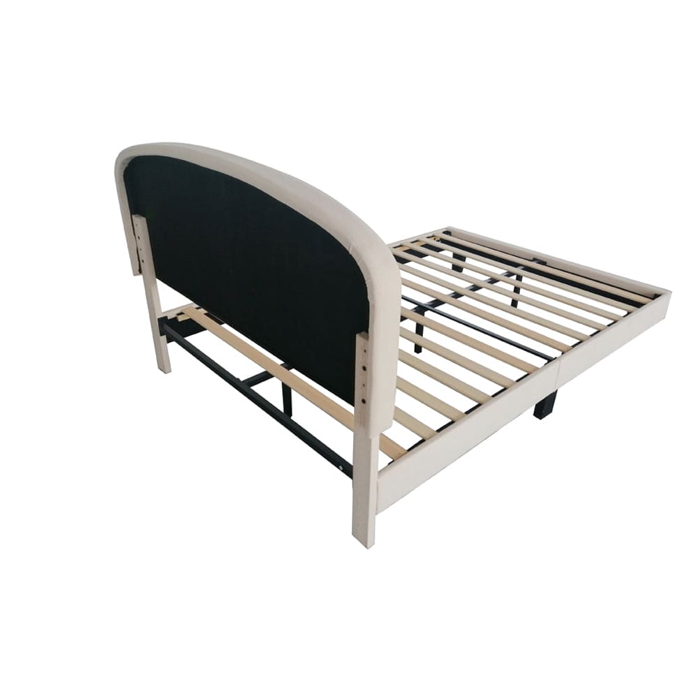 Aurora Plush Bed Frame with Head Board Single Bed or Double Bed