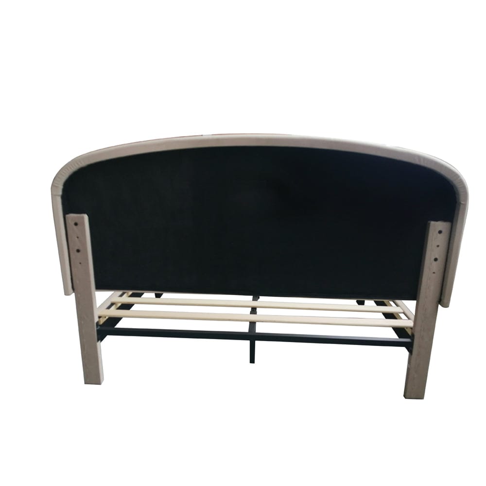 Aurora Plush Bed Frame with Head Board Single Bed or Double Bed