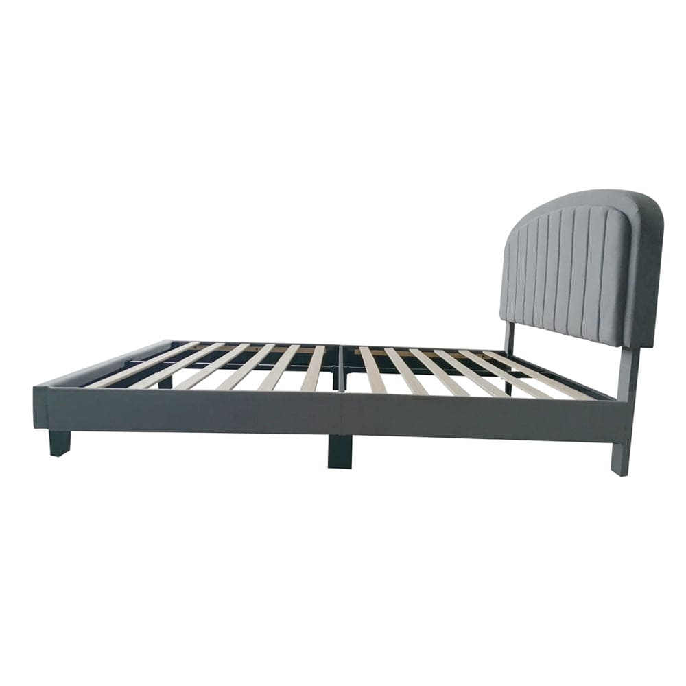 Aurora Plush Bed Frame with Head Board Single Bed or Double Bed