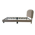 Aurora Plush Bed Frame with Head Board Single Bed or Double Bed