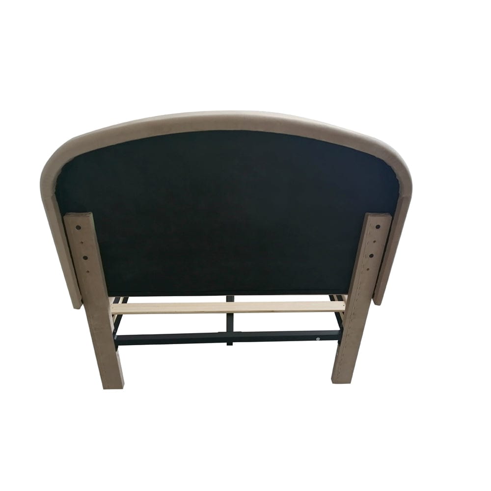 Aurora Plush Bed Frame with Head Board Single Bed or Double Bed