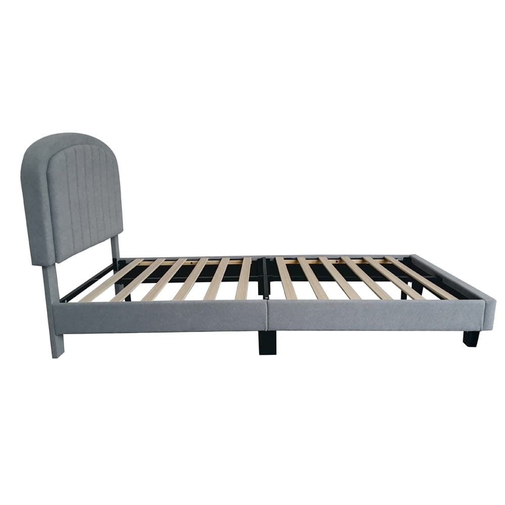 Aurora Plush Bed Frame with Head Board Single Bed or Double Bed