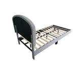 Aurora Plush Bed Frame with Head Board Single Bed or Double Bed