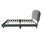 Aurora Plush Bed Frame with Head Board Single Bed or Double Bed
