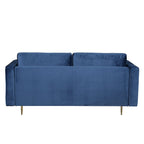 Avery Velvet 2 Seater Sofa with 2 Scatter Cushions