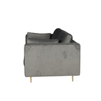 Avery Velvet 2 Seater Sofa with 2 Scatter Cushions