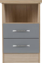 Agata 2 Drawer Bedside Table