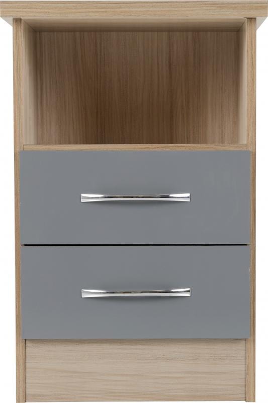 Agata 2 Drawer Bedside Table