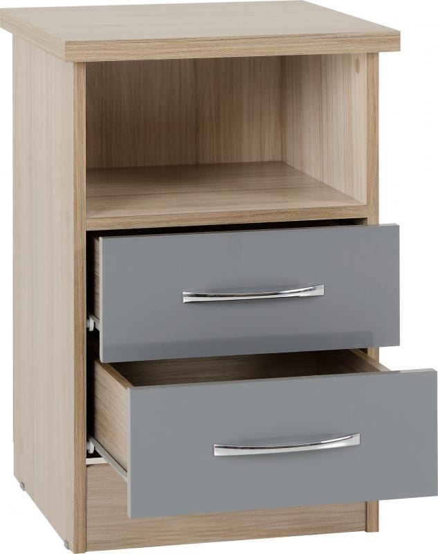 Agata 2 Drawer Bedside Table
