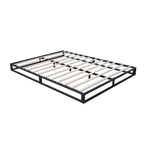Basics Metal Platform Bed Frame with Slatted Frame Single Bed Double Bed King Bed