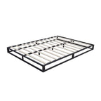 Basics Metal Platform Bed Frame with Slatted Frame Single Bed Double Bed King Bed