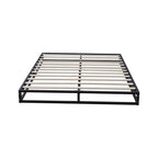 Basics Metal Platform Bed Frame with Slatted Frame Single Bed Double Bed King Bed