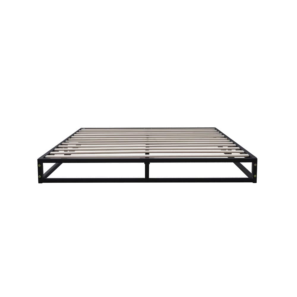Basics Metal Platform Bed Frame with Slatted Frame Single Bed Double Bed King Bed