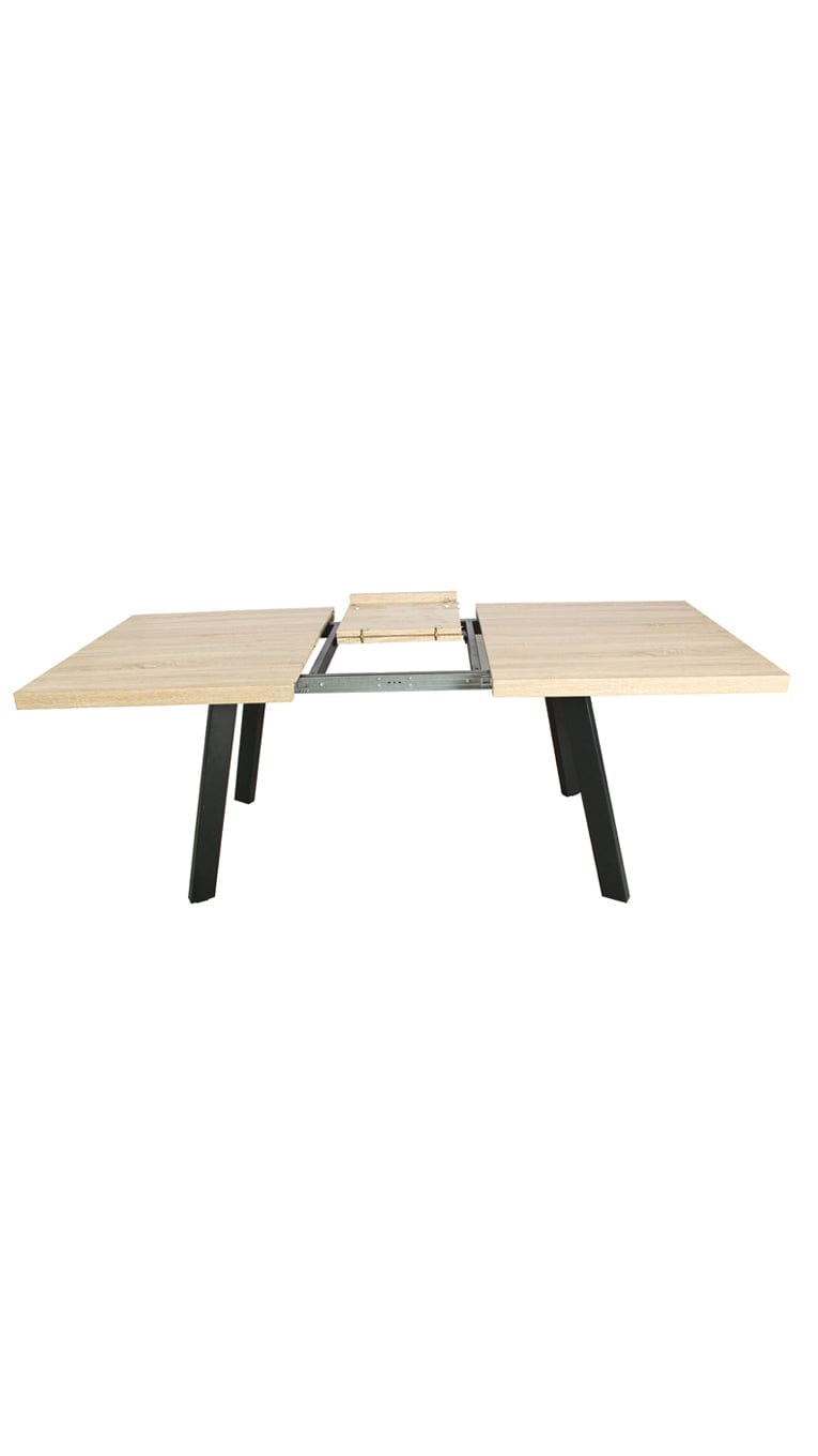 Belluno 4-6 Seater Oak 190CM Extending Dining Table With 4/6 Boucle Dining Chairs