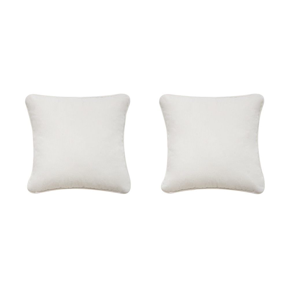 Birchcraft Cordury 2 Piece Indoor Soft Throw Pillow Set Scatter Cushions