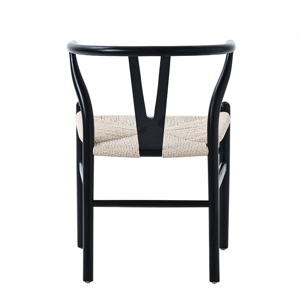 Luna Round Dining Table Set With 2-4 Beach Wood Chairs