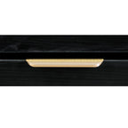 Boho 2 Drawers Rattan Decorated Bedside Storage Cabinet