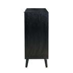 Boho 3+2 Drawers Chest Rattan Decorated Storage Cabinet