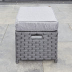 Barcelona Black Modular 8 Seater Rattan Corner Sofa Set