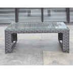 Barcelona Black Modular 8 Seater Rattan Corner Sofa Set