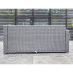 Barcelona Black Modular 8 Seater Rattan Corner Sofa Set