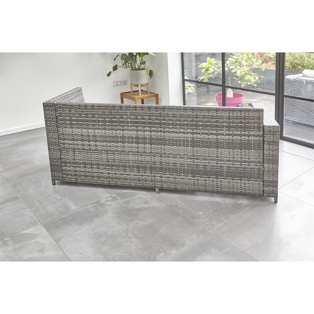 Barcelona Grey Modular 8 Seater Rattan Corner Sofa Set