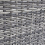 Barcelona Grey Modular 8 Seater Rattan Corner Sofa Set