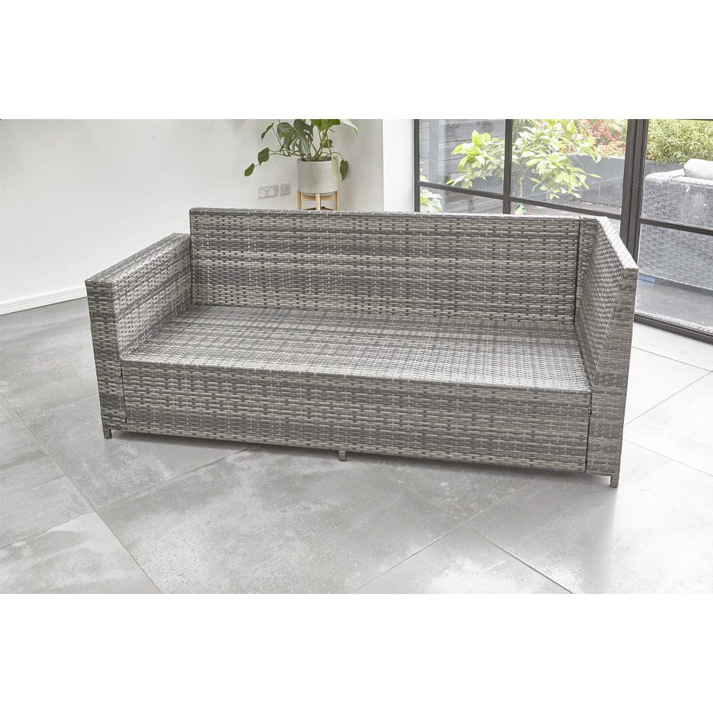 Barcelona Grey Modular 8 Seater Rattan Corner Sofa Set