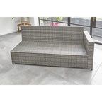 Barcelona Grey Modular 8 Seater Rattan Corner Sofa Set