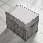 Barcelona Grey Modular 8 Seater Rattan Corner Sofa Set