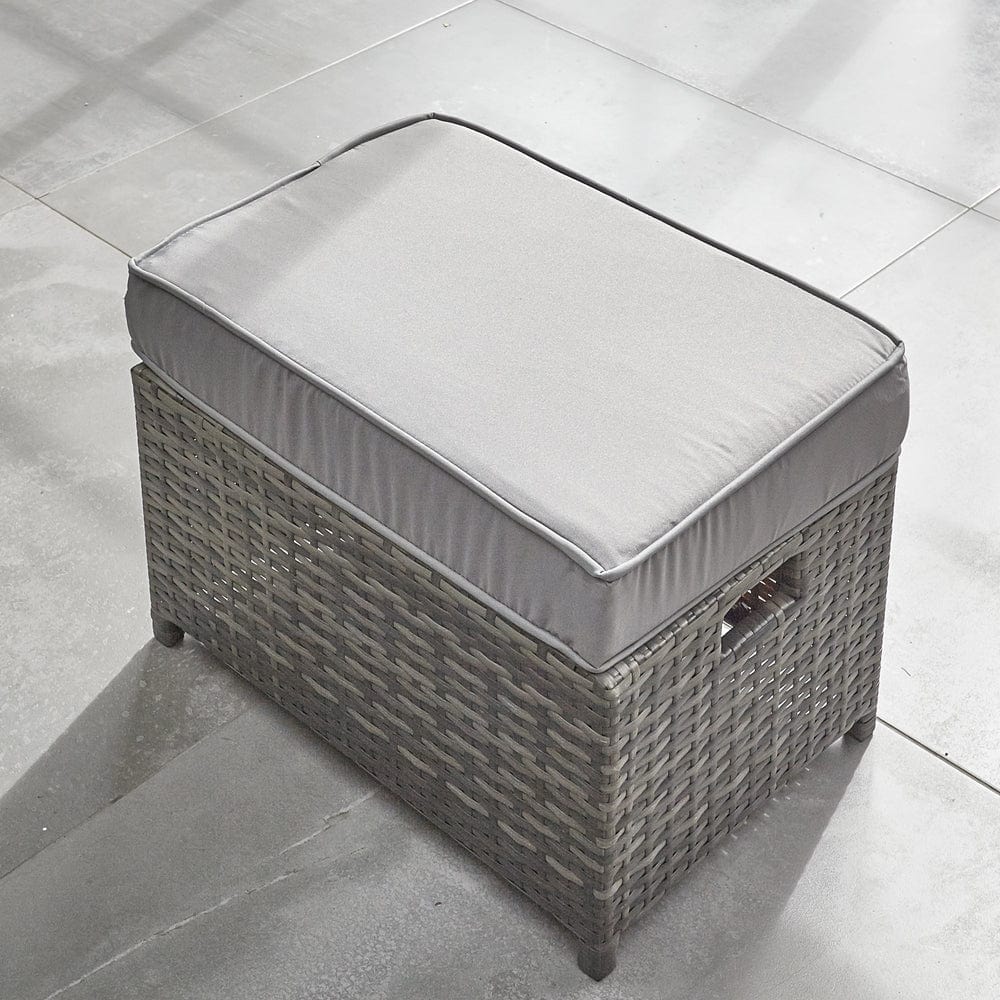 Barcelona Grey Modular 8 Seater Rattan Corner Sofa Set