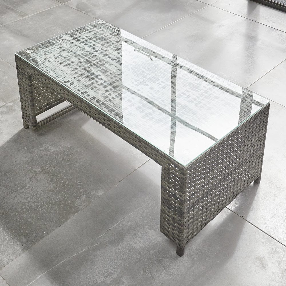 Barcelona Grey Modular 8 Seater Rattan Corner Sofa Set