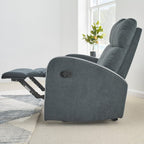 Boston 3+2 Dark Grey Fabric Recliner Sofa Set