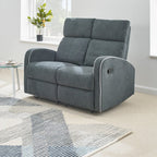 Boston 3+2 Dark Grey Fabric Recliner Sofa Set