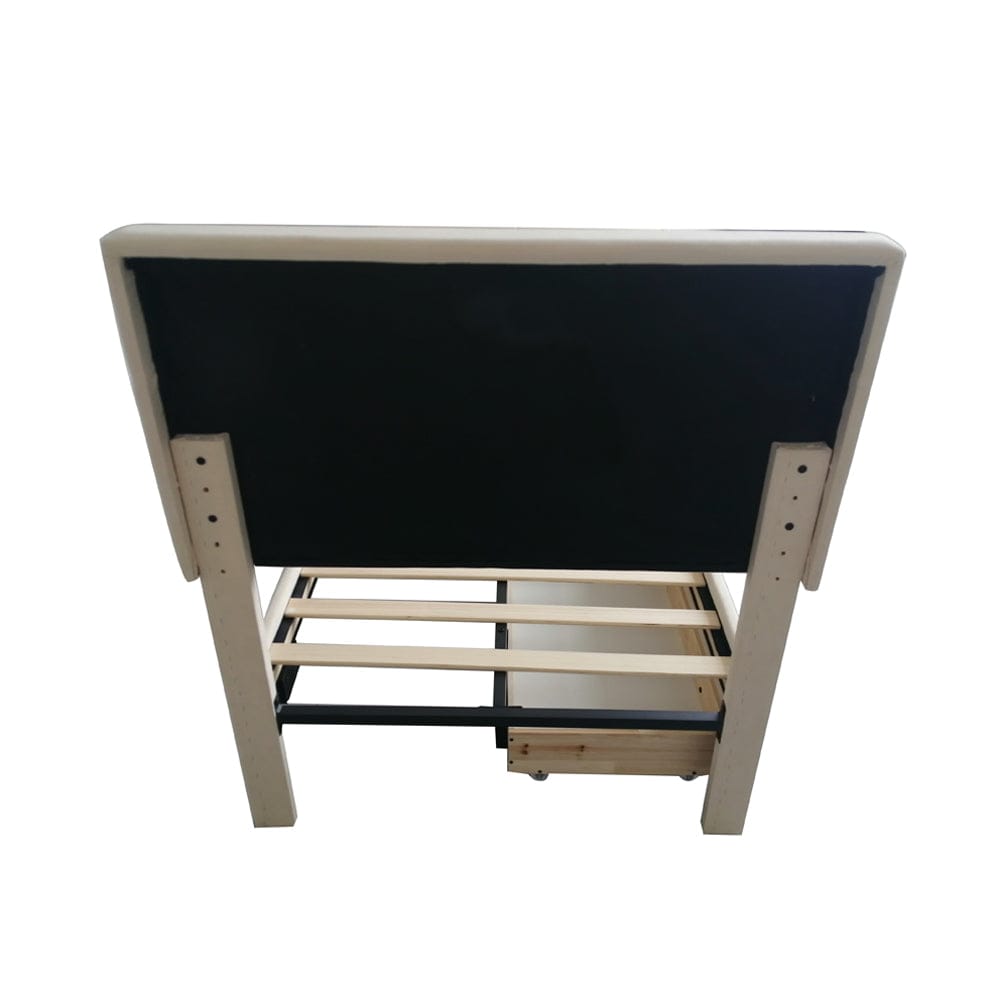 Cibor Wooden Bed Frame with 2 Drawers Single Bed or Double Bed