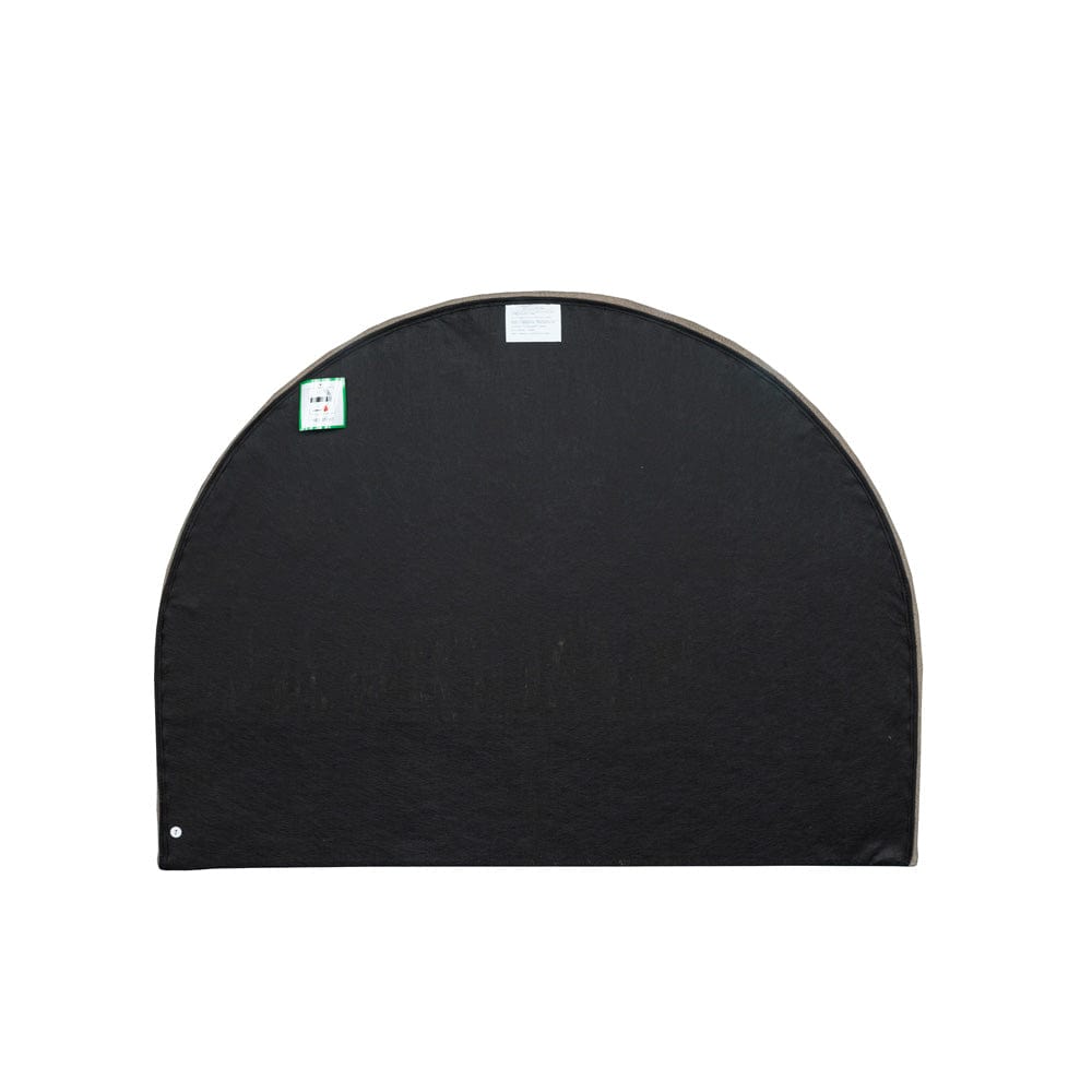 Crescent Ottoman Upholstered Lift Up Storage Bed Frame